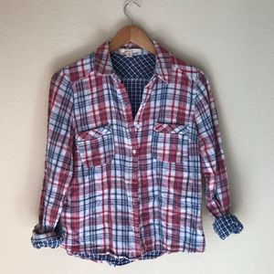 Red, White, and Blue Flannel